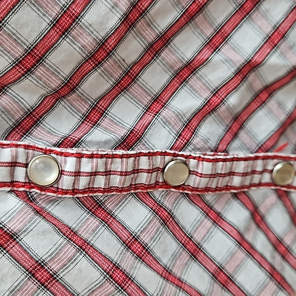 Piazza Italia Denim Blouse Size Large - Picture 4 of 6